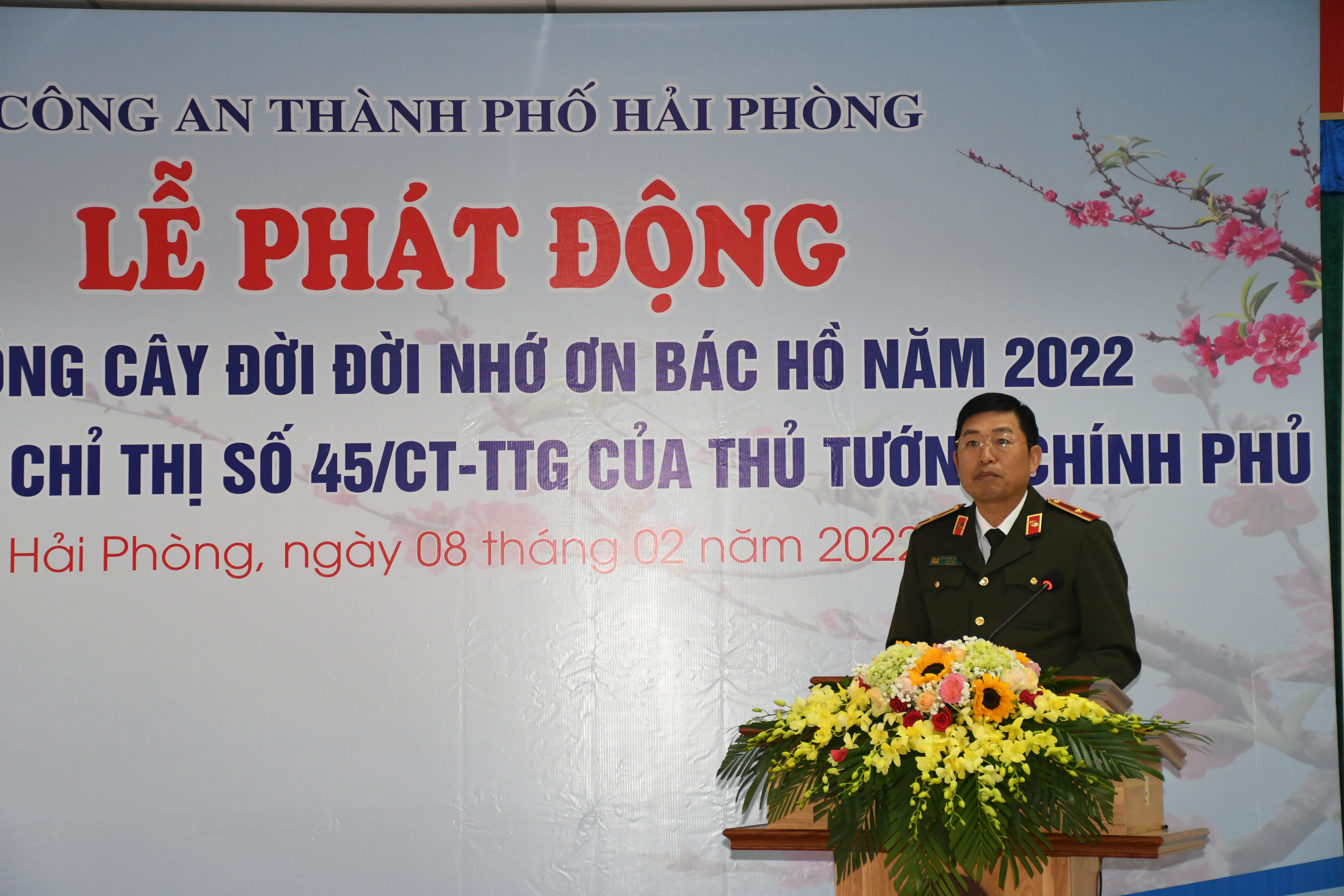 Công an thành phố Hải Phòng phát động Tết trồng cây đời đời nhớ ơn Bác Hồ năm 2022
